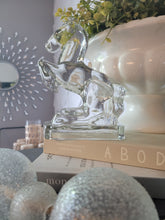 Load image into Gallery viewer, Crystal Glass Rearing Horse Martinsville Viking Glass