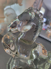 Load image into Gallery viewer, Crystal Glass Rearing Horse Martinsville Viking Glass