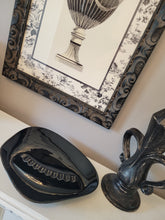 Load image into Gallery viewer, Black Royal Haeger R1755 USA Massive Atomic Design Ashtray, 14" x 12" (1960s)