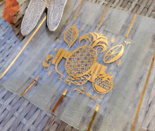 Load image into Gallery viewer, Vintage Georges Briard Textured Glass Pineapple Barware/Serving Tray, Set of 2