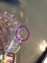 Load image into Gallery viewer, Vintage L.E. Smith Irridescent Pink Heart Shape Trinket Box