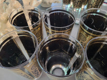 Load image into Gallery viewer, 14oz MCM Rock of Gibraltar Cocktail Glasses/Barware, 22K gold (Set of 6)