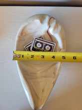 Load image into Gallery viewer, Vintage Almond Shaped NeutrL Swirl Trinket/Accent Tray