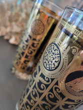 Load image into Gallery viewer, 14oz MCM Rock of Gibraltar Cocktail Glasses/Barware, 22K gold (Set of 6)