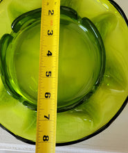 Load image into Gallery viewer, MCM, Circa 1965 Viking Glass Avocado Green Ashtray, 8.5" D