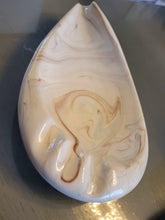 Load image into Gallery viewer, Vintage Almond Shaped NeutrL Swirl Trinket/Accent Tray