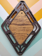 Load image into Gallery viewer, Vintage Homeco Faux Wicker Diamond Wall Hangings, set of 2