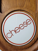 Load image into Gallery viewer, Vintage Domed Cheese Tray, Teak Woof