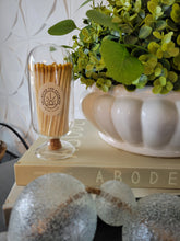 Load image into Gallery viewer, Hand Blown Glass Match Cloche, with 100 4" Matchsticks