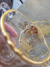 Load image into Gallery viewer, Vintage Silver City Crystal w 22K Gold Floral 3-Piece Set
