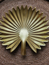 Load image into Gallery viewer, Golden Palm Leaf Dish, Decorative, Glam Decor
