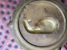 Load image into Gallery viewer, Vintage Brass Whale Ashtray, Trinket Tray
