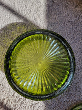 Load image into Gallery viewer, MCM Glass, lidded Diamond Point Pattern Candy Dish
