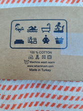Load image into Gallery viewer, Pumpkin Turkish Cotton Hand Towel (1)
