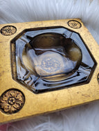 Mid-Century Gold Gilt Florentine Ashtray