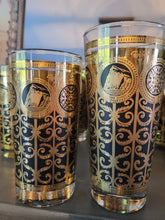 Load image into Gallery viewer, 14oz MCM Rock of Gibraltar Cocktail Glasses/Barware, 22K gold (Set of 6)
