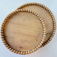 Load image into Gallery viewer, Beaded Risers, Round Tray Set (large and medium)

