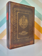 Vintage Decorative War and Peace Book Box