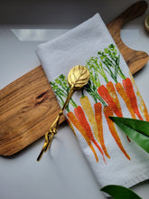 Load image into Gallery viewer, Artisan Crafted Brass Leaf Serving Tongs
