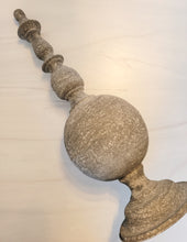 Load image into Gallery viewer, Gray Patina Metal Finial
