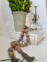 Load image into Gallery viewer, Distressed Bead Garland with Tassels (per item)
