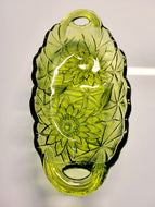 Vintage Lily Pons Candy/Relish Dish in Avocado Green