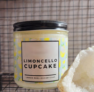 Limoncello Cupcake Soy Candle, 12 oz Jar