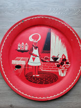 Load image into Gallery viewer, 1950&#39;s Vintage Marcelline Stoyke Metal Barbeque Tray, Mid-Century, American
